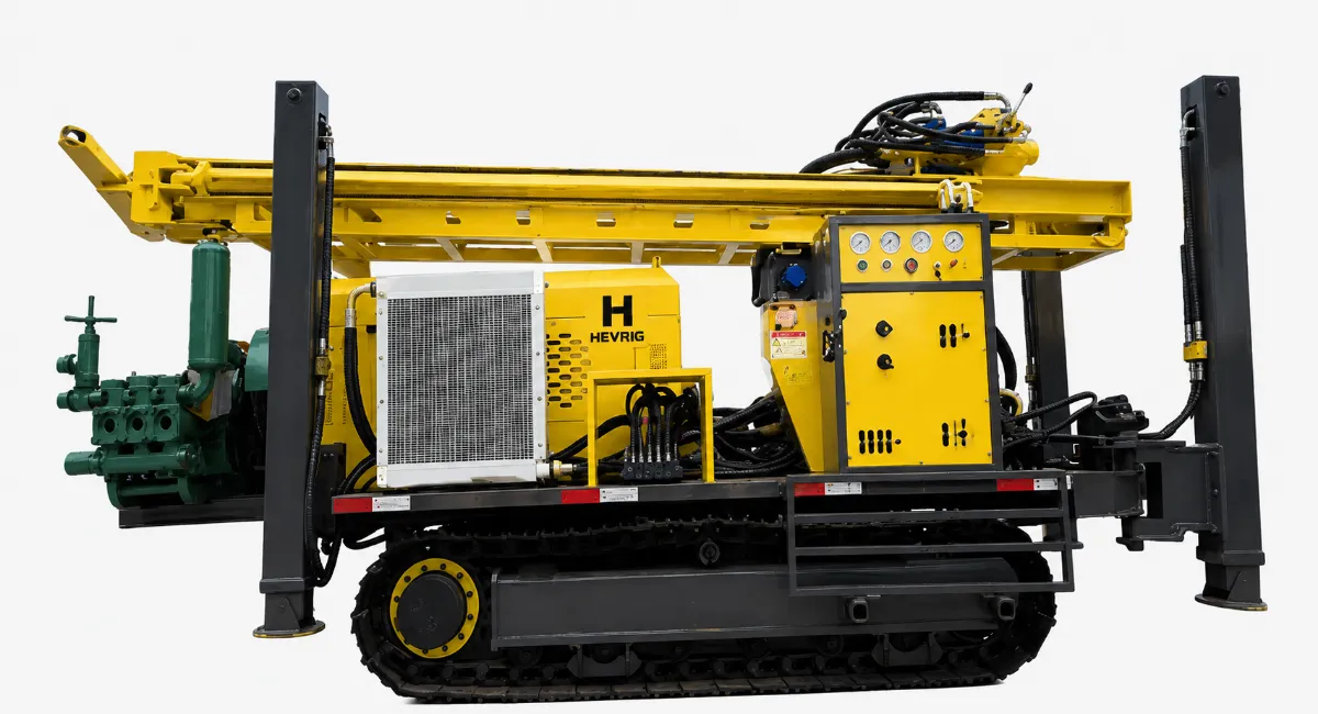 HEVRIG HVPW350 crawler water well drilling rig